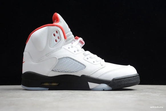 Rep EP DA1911-102 Air Red Jordan DA1911-102 Tongue Silver 5 Retro Fire (2020)  0406